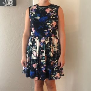 Multi color party dress